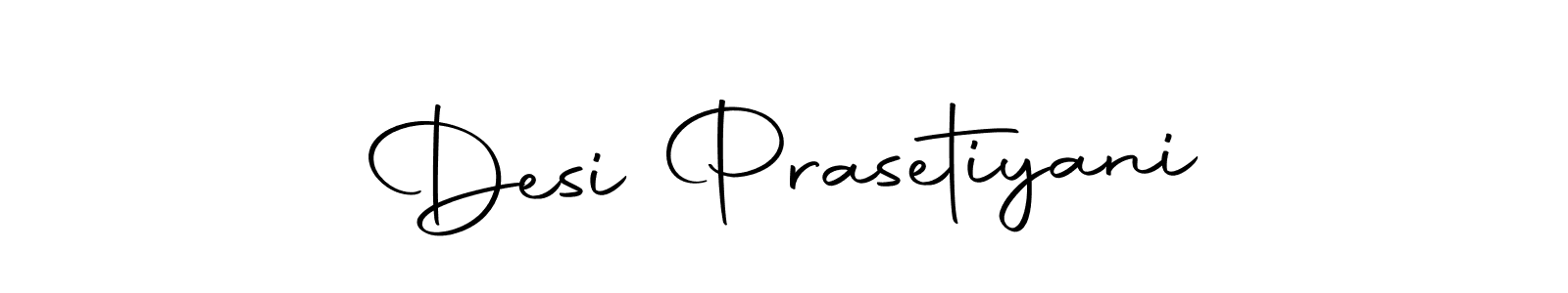 Make a short Desi Prasetiyani signature style. Manage your documents anywhere anytime using Autography-DOLnW. Create and add eSignatures, submit forms, share and send files easily. Desi Prasetiyani signature style 10 images and pictures png