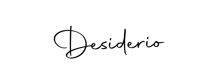 Create a beautiful signature design for name Desiderio. With this signature (Autography-DOLnW) fonts, you can make a handwritten signature for free. Desiderio signature style 10 images and pictures png
