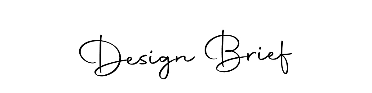 Use a signature maker to create a handwritten signature online. With this signature software, you can design (Autography-DOLnW) your own signature for name Design Brief. Design Brief signature style 10 images and pictures png