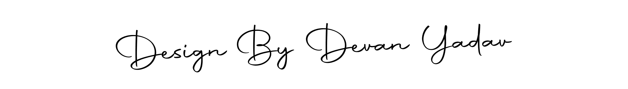 How to make Design By Devan Yadav name signature. Use Autography-DOLnW style for creating short signs online. This is the latest handwritten sign. Design By Devan Yadav signature style 10 images and pictures png