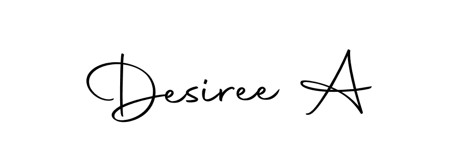 How to make Desiree A signature? Autography-DOLnW is a professional autograph style. Create handwritten signature for Desiree A name. Desiree A signature style 10 images and pictures png