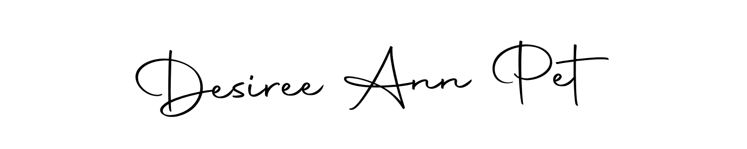 Similarly Autography-DOLnW is the best handwritten signature design. Signature creator online .You can use it as an online autograph creator for name Desiree Ann Pet. Desiree Ann Pet signature style 10 images and pictures png
