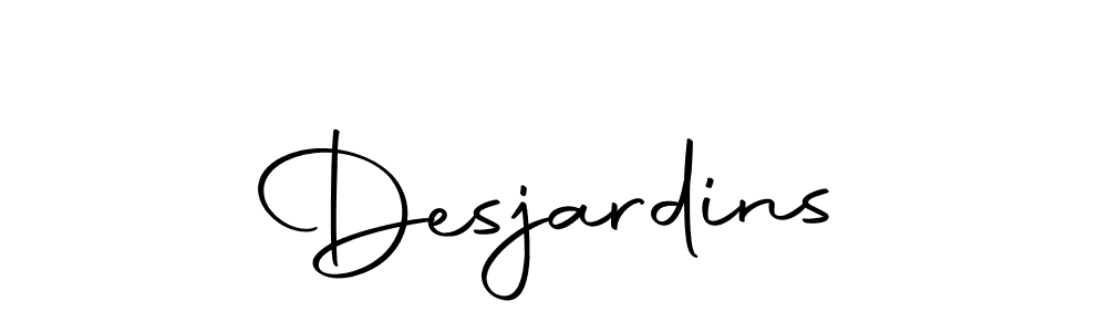 Use a signature maker to create a handwritten signature online. With this signature software, you can design (Autography-DOLnW) your own signature for name Desjardins. Desjardins signature style 10 images and pictures png