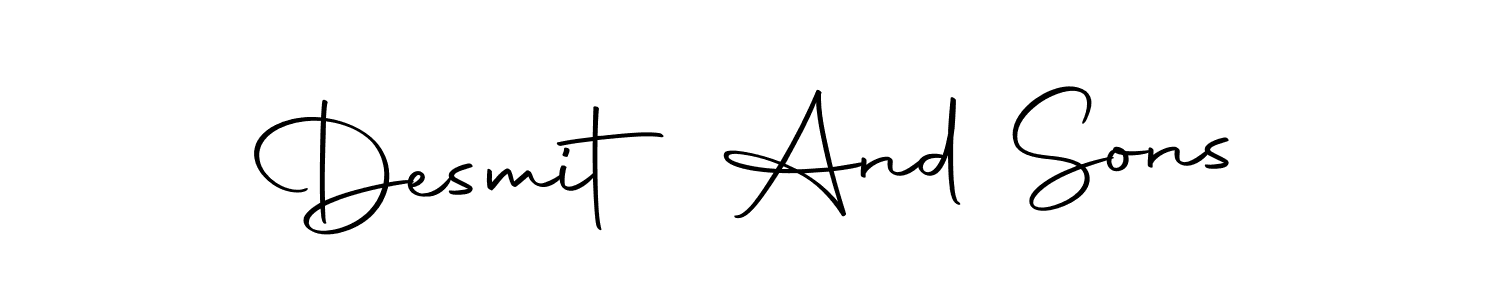 You should practise on your own different ways (Autography-DOLnW) to write your name (Desmit And Sons) in signature. don't let someone else do it for you. Desmit And Sons signature style 10 images and pictures png