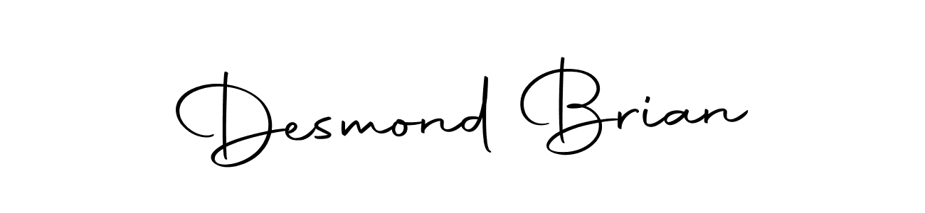 Desmond Brian stylish signature style. Best Handwritten Sign (Autography-DOLnW) for my name. Handwritten Signature Collection Ideas for my name Desmond Brian. Desmond Brian signature style 10 images and pictures png