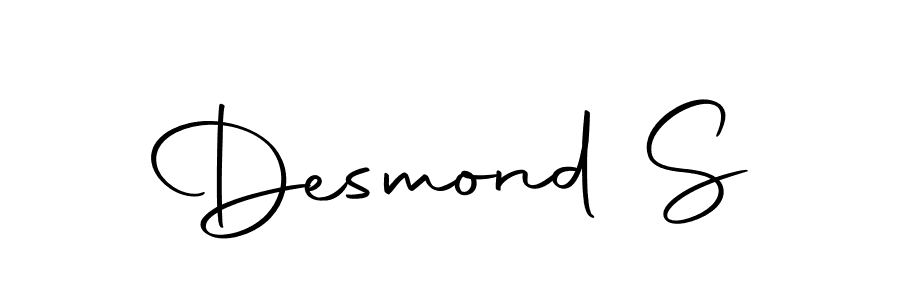 The best way (Autography-DOLnW) to make a short signature is to pick only two or three words in your name. The name Desmond S include a total of six letters. For converting this name. Desmond S signature style 10 images and pictures png