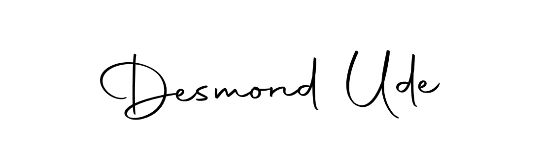 Use a signature maker to create a handwritten signature online. With this signature software, you can design (Autography-DOLnW) your own signature for name Desmond Ude. Desmond Ude signature style 10 images and pictures png
