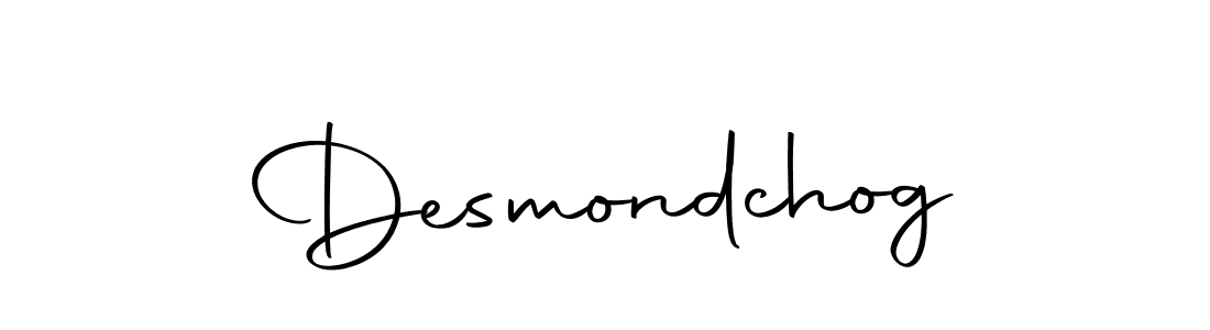 Design your own signature with our free online signature maker. With this signature software, you can create a handwritten (Autography-DOLnW) signature for name Desmondchog. Desmondchog signature style 10 images and pictures png