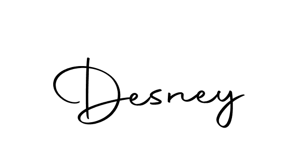 Design your own signature with our free online signature maker. With this signature software, you can create a handwritten (Autography-DOLnW) signature for name Desney. Desney signature style 10 images and pictures png