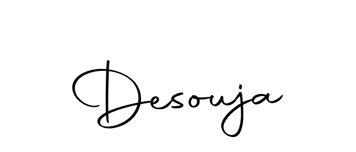 Use a signature maker to create a handwritten signature online. With this signature software, you can design (Autography-DOLnW) your own signature for name Desouja. Desouja signature style 10 images and pictures png