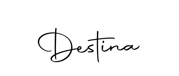 if you are searching for the best signature style for your name Destina. so please give up your signature search. here we have designed multiple signature styles  using Autography-DOLnW. Destina signature style 10 images and pictures png