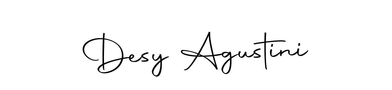 Make a beautiful signature design for name Desy Agustini. With this signature (Autography-DOLnW) style, you can create a handwritten signature for free. Desy Agustini signature style 10 images and pictures png