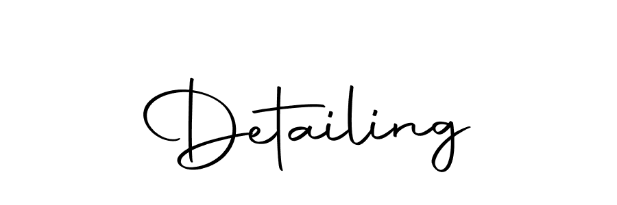 Create a beautiful signature design for name Detailing. With this signature (Autography-DOLnW) fonts, you can make a handwritten signature for free. Detailing signature style 10 images and pictures png