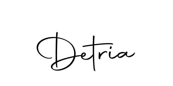 Also we have Detria name is the best signature style. Create professional handwritten signature collection using Autography-DOLnW autograph style. Detria signature style 10 images and pictures png