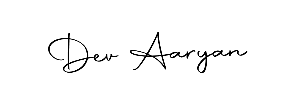 Also we have Dev Aaryan name is the best signature style. Create professional handwritten signature collection using Autography-DOLnW autograph style. Dev Aaryan signature style 10 images and pictures png
