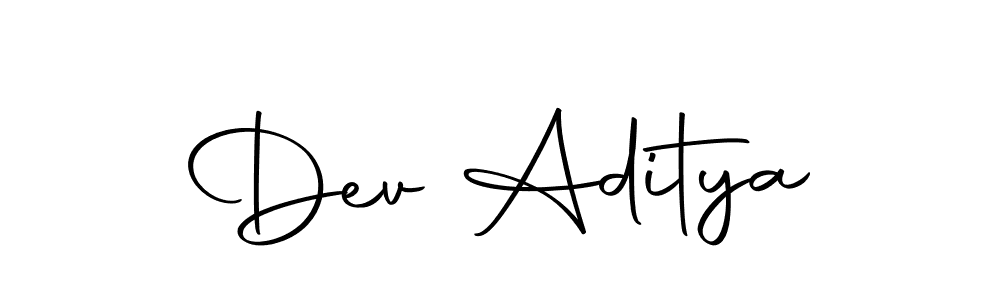 Also we have Dev Aditya name is the best signature style. Create professional handwritten signature collection using Autography-DOLnW autograph style. Dev Aditya signature style 10 images and pictures png