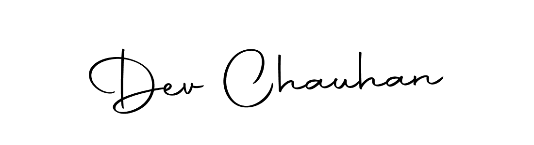 How to make Dev Chauhan signature? Autography-DOLnW is a professional autograph style. Create handwritten signature for Dev Chauhan name. Dev Chauhan signature style 10 images and pictures png