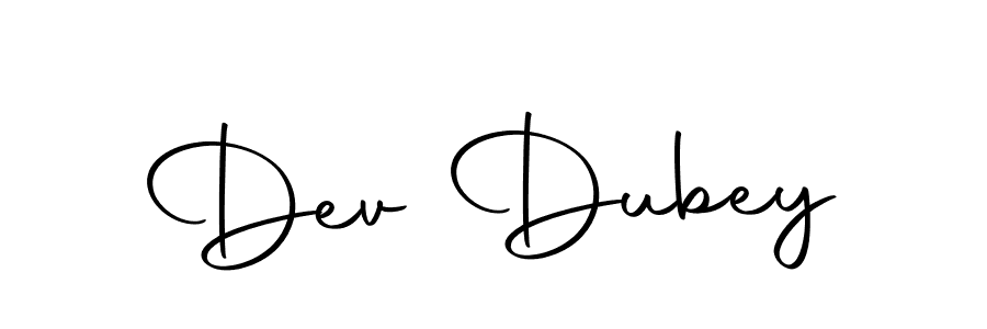 Create a beautiful signature design for name Dev Dubey. With this signature (Autography-DOLnW) fonts, you can make a handwritten signature for free. Dev Dubey signature style 10 images and pictures png