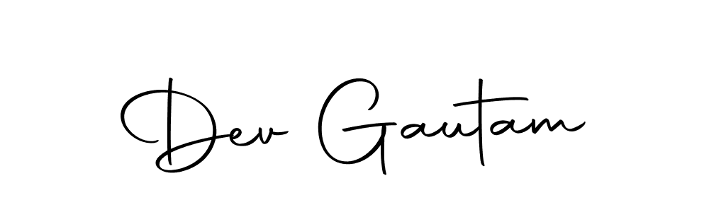 You can use this online signature creator to create a handwritten signature for the name Dev Gautam. This is the best online autograph maker. Dev Gautam signature style 10 images and pictures png