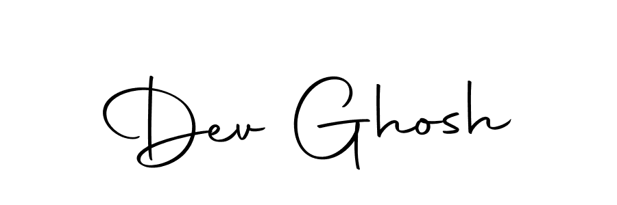 Create a beautiful signature design for name Dev Ghosh. With this signature (Autography-DOLnW) fonts, you can make a handwritten signature for free. Dev Ghosh signature style 10 images and pictures png