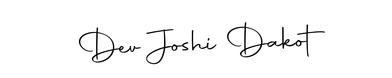 You can use this online signature creator to create a handwritten signature for the name Dev Joshi Dakot. This is the best online autograph maker. Dev Joshi Dakot signature style 10 images and pictures png