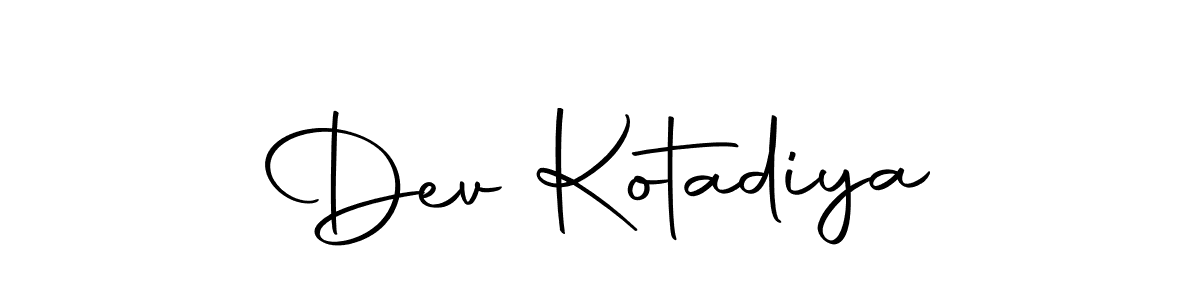 The best way (Autography-DOLnW) to make a short signature is to pick only two or three words in your name. The name Dev Kotadiya include a total of six letters. For converting this name. Dev Kotadiya signature style 10 images and pictures png