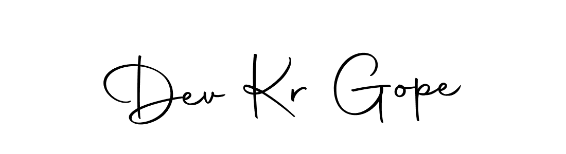 Autography-DOLnW is a professional signature style that is perfect for those who want to add a touch of class to their signature. It is also a great choice for those who want to make their signature more unique. Get Dev Kr Gope name to fancy signature for free. Dev Kr Gope signature style 10 images and pictures png