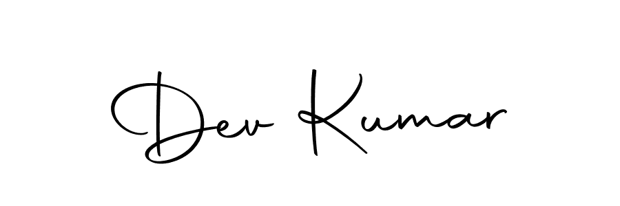 Use a signature maker to create a handwritten signature online. With this signature software, you can design (Autography-DOLnW) your own signature for name Dev Kumar. Dev Kumar signature style 10 images and pictures png