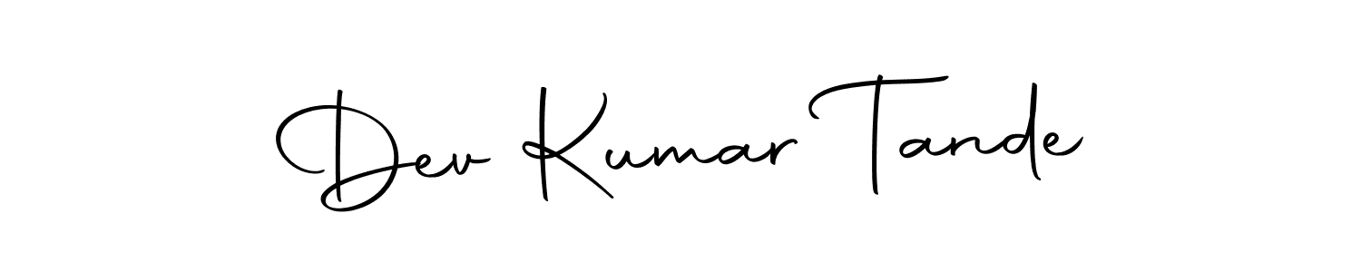 Also You can easily find your signature by using the search form. We will create Dev Kumar Tande name handwritten signature images for you free of cost using Autography-DOLnW sign style. Dev Kumar Tande signature style 10 images and pictures png