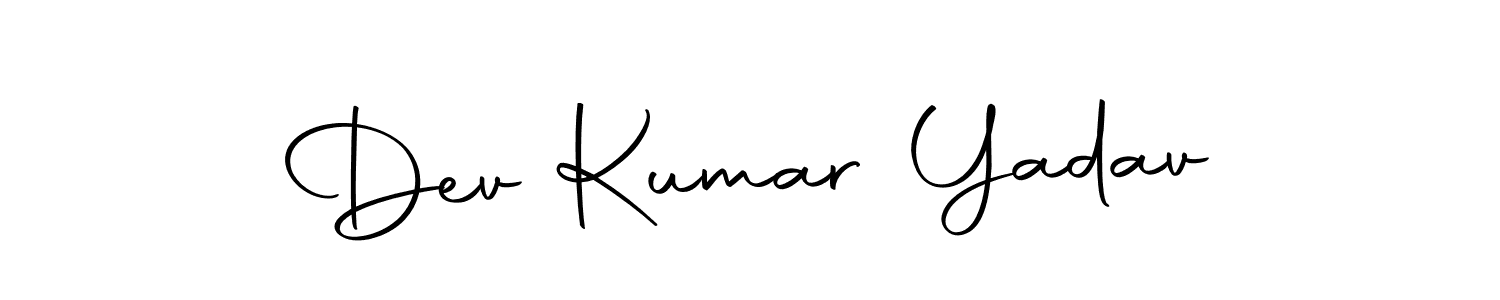 Also we have Dev Kumar Yadav name is the best signature style. Create professional handwritten signature collection using Autography-DOLnW autograph style. Dev Kumar Yadav signature style 10 images and pictures png