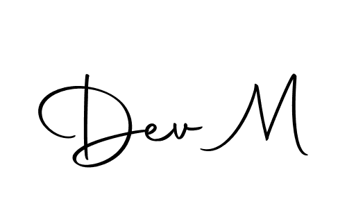 Dev M stylish signature style. Best Handwritten Sign (Autography-DOLnW) for my name. Handwritten Signature Collection Ideas for my name Dev M. Dev M signature style 10 images and pictures png