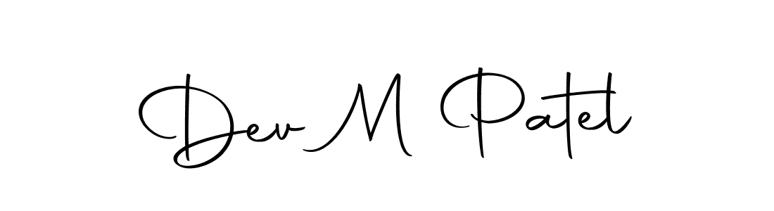 Make a short Dev M Patel signature style. Manage your documents anywhere anytime using Autography-DOLnW. Create and add eSignatures, submit forms, share and send files easily. Dev M Patel signature style 10 images and pictures png