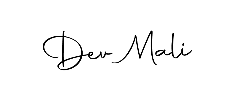 Dev Mali stylish signature style. Best Handwritten Sign (Autography-DOLnW) for my name. Handwritten Signature Collection Ideas for my name Dev Mali. Dev Mali signature style 10 images and pictures png
