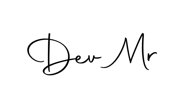 Similarly Autography-DOLnW is the best handwritten signature design. Signature creator online .You can use it as an online autograph creator for name Dev Mr. Dev Mr signature style 10 images and pictures png