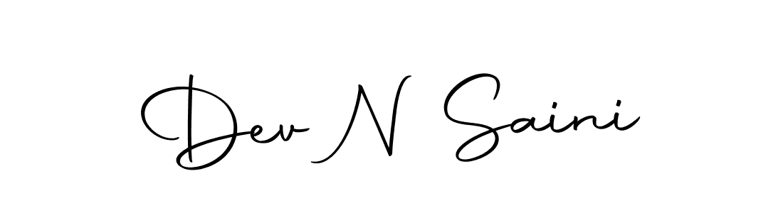Similarly Autography-DOLnW is the best handwritten signature design. Signature creator online .You can use it as an online autograph creator for name Dev N Saini. Dev N Saini signature style 10 images and pictures png