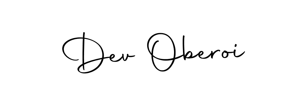 How to make Dev Oberoi signature? Autography-DOLnW is a professional autograph style. Create handwritten signature for Dev Oberoi name. Dev Oberoi signature style 10 images and pictures png