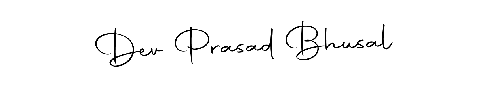 Use a signature maker to create a handwritten signature online. With this signature software, you can design (Autography-DOLnW) your own signature for name Dev Prasad Bhusal. Dev Prasad Bhusal signature style 10 images and pictures png