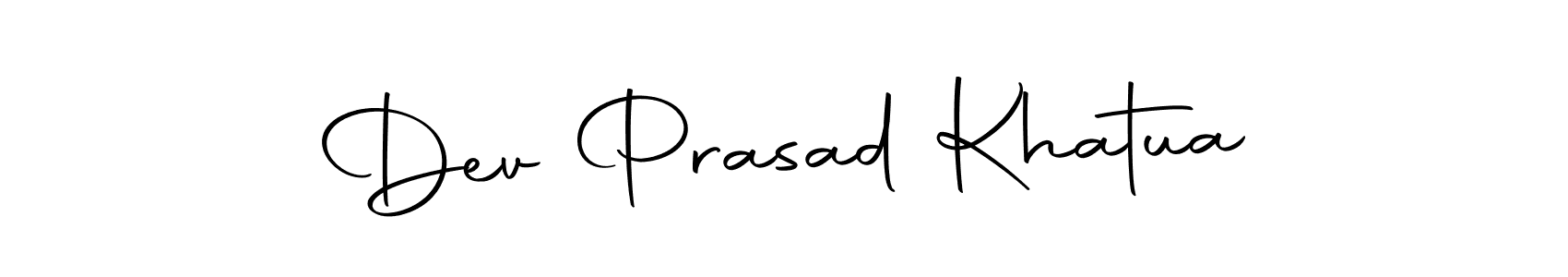 Design your own signature with our free online signature maker. With this signature software, you can create a handwritten (Autography-DOLnW) signature for name Dev Prasad Khatua. Dev Prasad Khatua signature style 10 images and pictures png