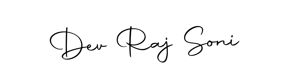 Design your own signature with our free online signature maker. With this signature software, you can create a handwritten (Autography-DOLnW) signature for name Dev Raj Soni. Dev Raj Soni signature style 10 images and pictures png