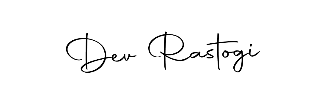 Design your own signature with our free online signature maker. With this signature software, you can create a handwritten (Autography-DOLnW) signature for name Dev Rastogi. Dev Rastogi signature style 10 images and pictures png