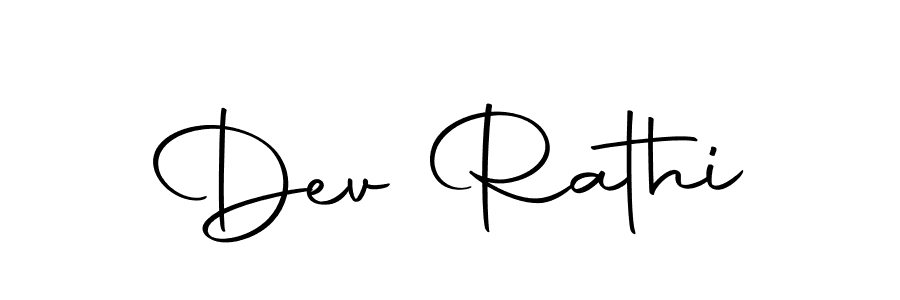 How to make Dev Rathi signature? Autography-DOLnW is a professional autograph style. Create handwritten signature for Dev Rathi name. Dev Rathi signature style 10 images and pictures png