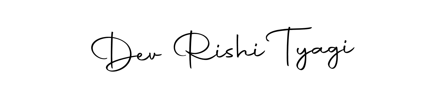 Use a signature maker to create a handwritten signature online. With this signature software, you can design (Autography-DOLnW) your own signature for name Dev Rishi Tyagi. Dev Rishi Tyagi signature style 10 images and pictures png