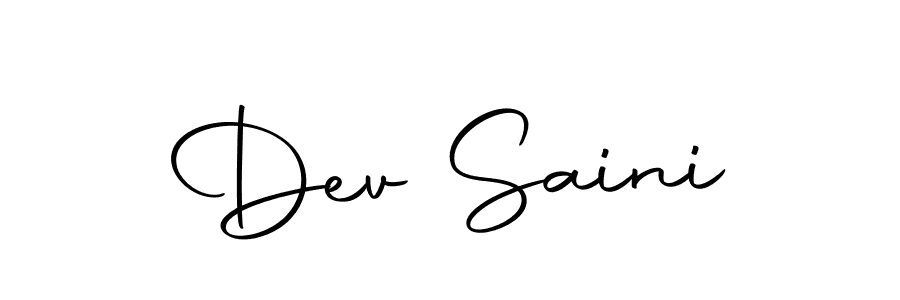 Make a beautiful signature design for name Dev Saini. Use this online signature maker to create a handwritten signature for free. Dev Saini signature style 10 images and pictures png