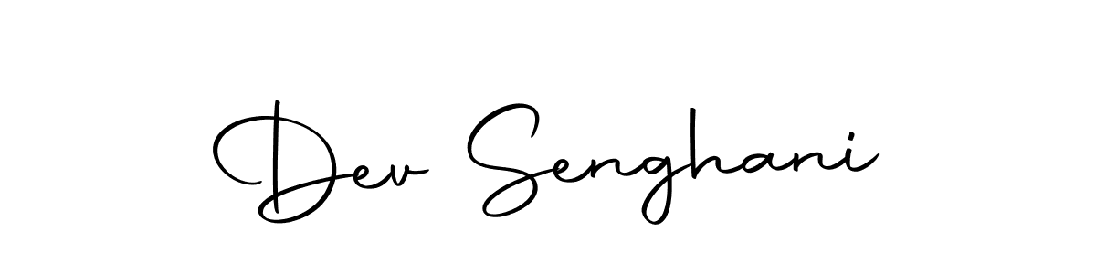 You should practise on your own different ways (Autography-DOLnW) to write your name (Dev Senghani) in signature. don't let someone else do it for you. Dev Senghani signature style 10 images and pictures png