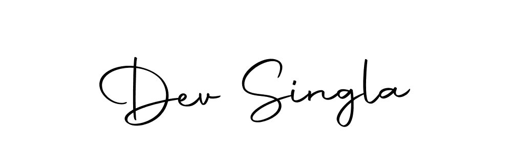 How to make Dev Singla name signature. Use Autography-DOLnW style for creating short signs online. This is the latest handwritten sign. Dev Singla signature style 10 images and pictures png