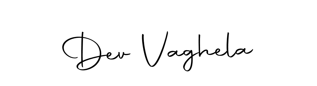 How to make Dev Vaghela signature? Autography-DOLnW is a professional autograph style. Create handwritten signature for Dev Vaghela name. Dev Vaghela signature style 10 images and pictures png