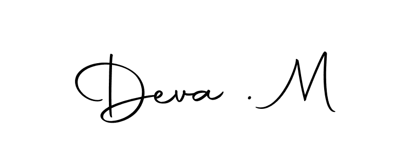 if you are searching for the best signature style for your name Deva . M. so please give up your signature search. here we have designed multiple signature styles  using Autography-DOLnW. Deva . M signature style 10 images and pictures png