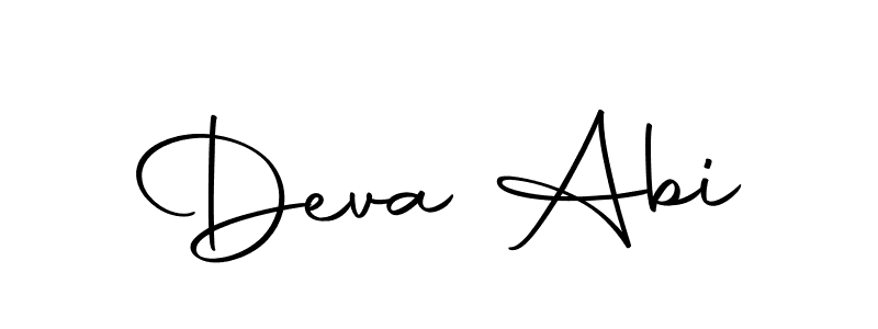 Similarly Autography-DOLnW is the best handwritten signature design. Signature creator online .You can use it as an online autograph creator for name Deva Abi. Deva Abi signature style 10 images and pictures png