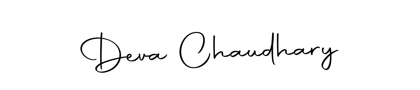 Deva Chaudhary stylish signature style. Best Handwritten Sign (Autography-DOLnW) for my name. Handwritten Signature Collection Ideas for my name Deva Chaudhary. Deva Chaudhary signature style 10 images and pictures png