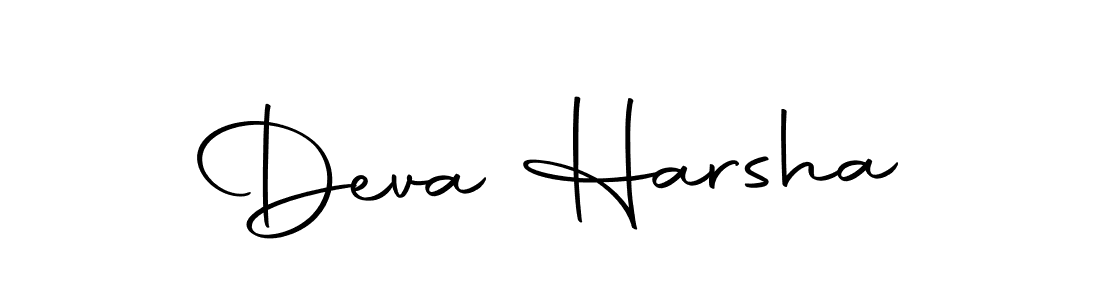 How to make Deva Harsha signature? Autography-DOLnW is a professional autograph style. Create handwritten signature for Deva Harsha name. Deva Harsha signature style 10 images and pictures png